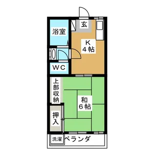 オークハイム【2階】の間取り