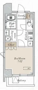 オープンブルーム川口【9階】の間取り