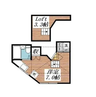 コロネェード大宮【3階】の間取り