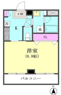 ステュディオ 大森西【3階】の間取り