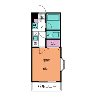 カーサ・ディ・パルコ【2階】の間取り
