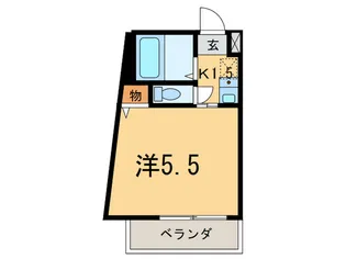 月村マンションNo.17【2階】の間取り