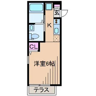 神奈川県横浜市港北区菊名5【アパート】の間取り