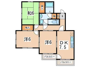 サンベールロリエ【3階】の間取り