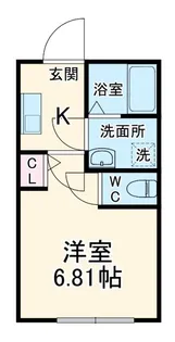 JHマリーナ平塚【1階】の間取り