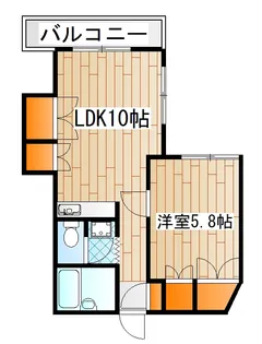 アミューズ磯子壱番館【1階】の間取り