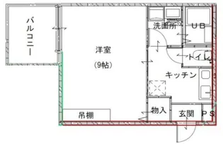 アークリード浜大津【1階】の間取り