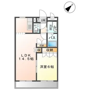 クオリティハウス・リンドウ【2階】の間取り