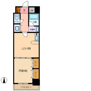 大阪府大阪市平野区平野本町5【マンション】の間取り