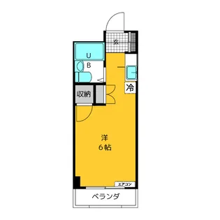 ソレイユ暁【4階】の間取り
