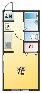 マ・メゾンミュー【1階】の間取り