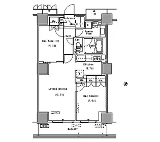 東京都江東区豊洲1【マンション】の間取り