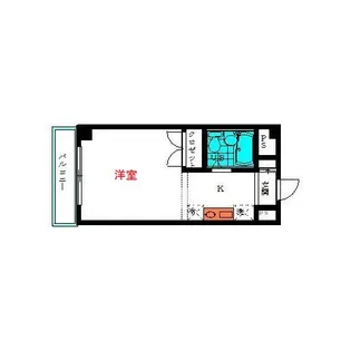 東京都大田区大森西3【マンション】の間取り