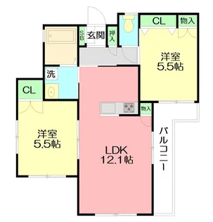 ルミエールNK【2階】の間取り