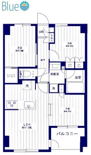 神奈川県藤沢市本町1【マンション】の間取り