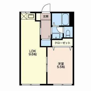 フォーブル安田【1階】の間取り