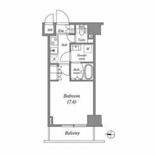GRAN PASEO両国 North【3階】の間取り