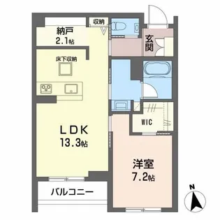 富岳五橋【2階】の間取り