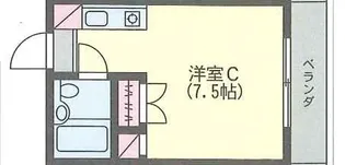 コートハウス・ニュートン【3階】の間取り