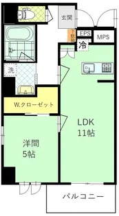 ベスト高尾【4階】の間取り