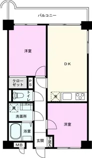 ライフピア南越谷【3階】の間取り