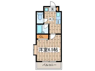 K・MPORT【3階】の間取り