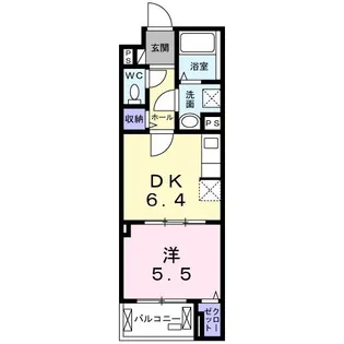 クレッセント【3階】の間取り