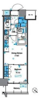 パークアクシス豊洲キャナル【14階】の間取り