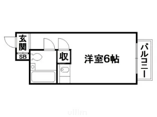 ハイツ清晃【1階】の間取り