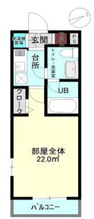 レジェンド南品川【2階】の間取り