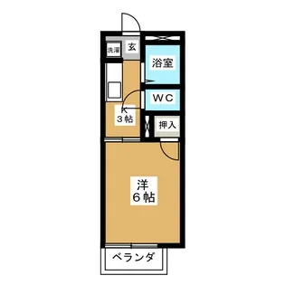 フラワーハイツ笠木【2階】の間取り