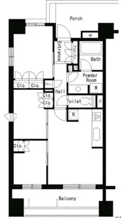 パークアクシス大塚【14階】の間取り