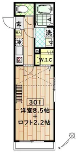 コンフォルタ清瀬【3階】の間取り