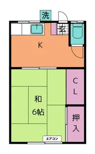 第2小菊荘【2階】の間取り