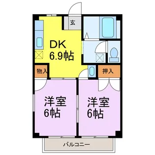 エルみなみ【1階】の間取り