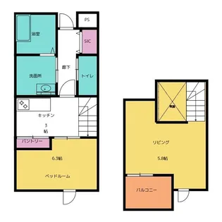 elm -A- (エルム エー)【1階】の間取り