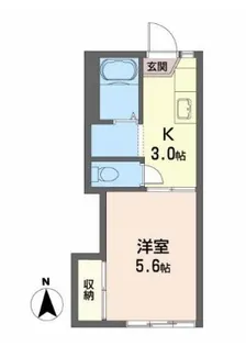 ライラックA【2階】の間取り