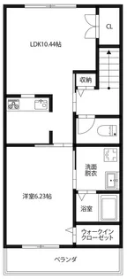 ピース・クレア C棟【2階】の間取り