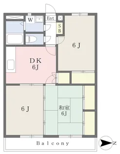 アール クリエイト星が丘【1階】の間取り