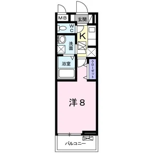 ヴェルテックス【1階】の間取り