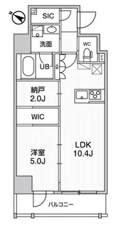 ステージグランデ日本橋人形町【5階】の間取り