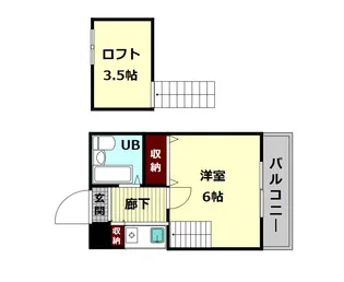 マンションフィールドナウ【1階】の間取り