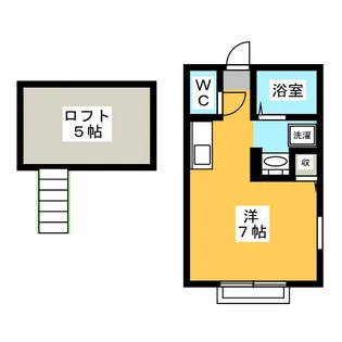フラワーハイツ【2階】の間取り