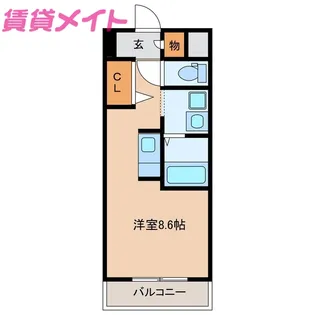エクセレントヒロナガ【2階】の間取り
