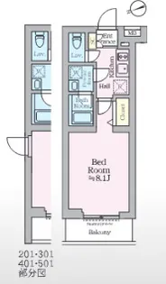 アイルグランデ川口【2階】の間取り