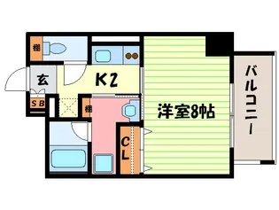 イルマ-レ京都高倉【3階】の間取り