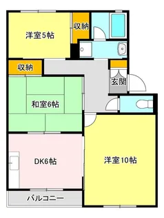 グランドハイツ御幸M【2階】の間取り
