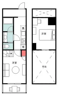 板橋マンション【2階】の間取り