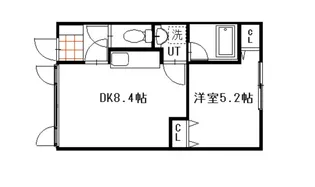ウエルカムサトウ6【1階】の間取り