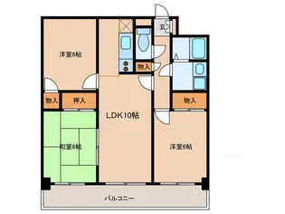 カーサ本山【2階】の間取り